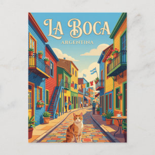 Carte Postale La Boca, Buenos Aires Argentine