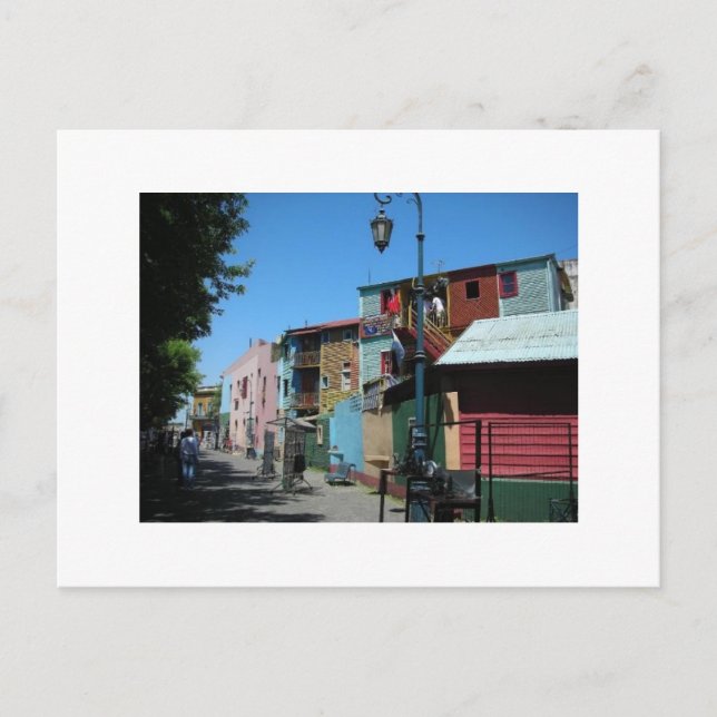 Carte Postale La Boca Lightpost (Devant)