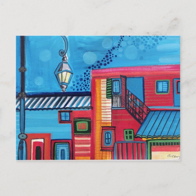 Carte Postale La Boca Maisons ARGENTINA (Devant)