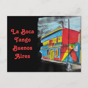 Carte Postale La Boca Tango