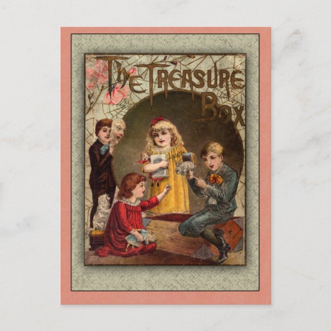 Carte Postale La boîte au trésor L'art primitif pour enfants (Devant)