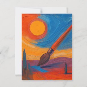 Carte Postale La brosse des rêves