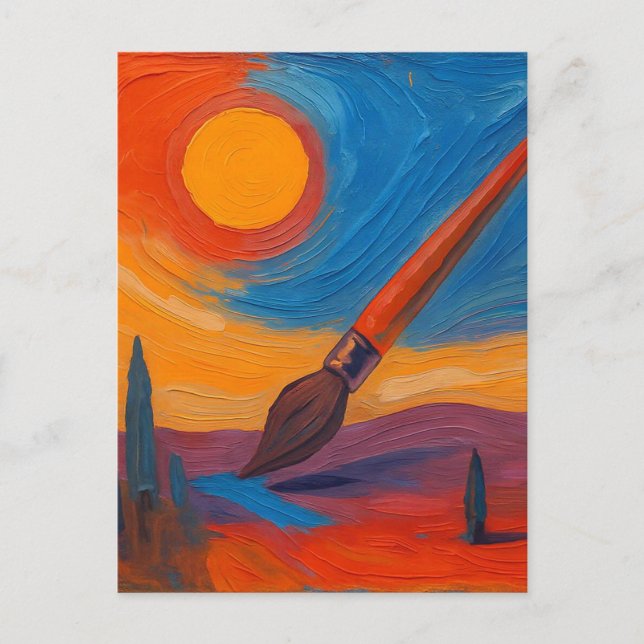 Carte Postale La brosse des rêves (Devant)