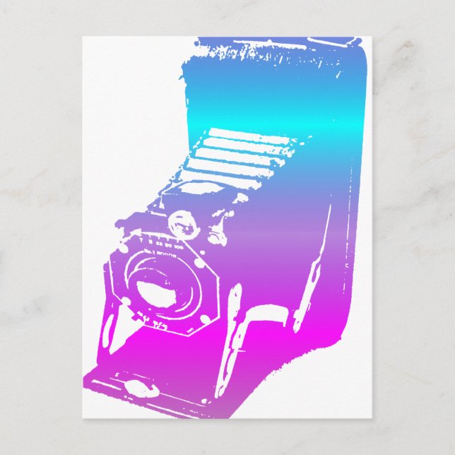 Carte Postale la caméra - teintes (Devant)