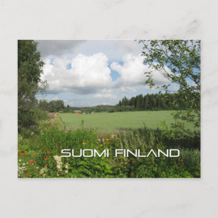 Carte Postale La campagne finlandaise