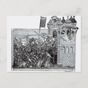 Carte Postale La capture de Damietta en 1249