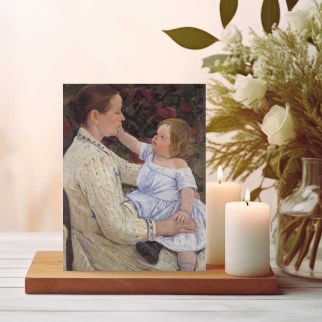 Carte Postale La caresse de l'enfant | Mary Cassatt (Créateur téléchargé)