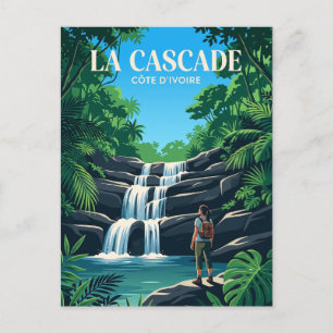 Carte Postale La Cascade Côte d'Ivoire