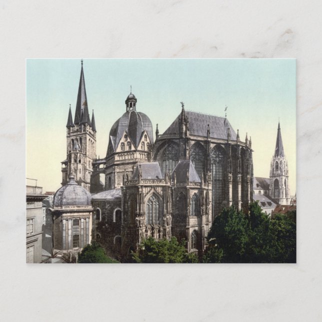 Carte Postale La cathédrale d'Aachen (Devant)