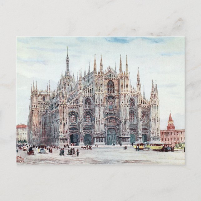 Carte Postale La Cathédrale de Milan (Devant)