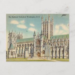 Carte Postale La Cathédrale Nationale, Washington D.C.