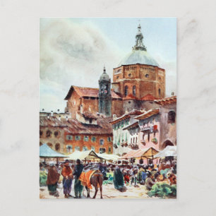 Carte Postale La Cathédrale, Pavie