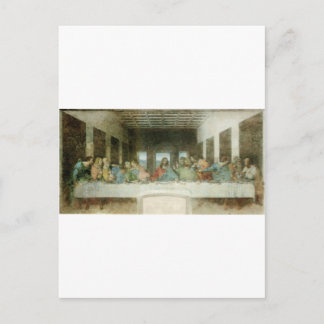 Carte Postale La Cène de Léonard de Vinci v. 1495-1498