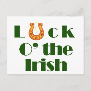 Carte Postale La chance aux Irlandais