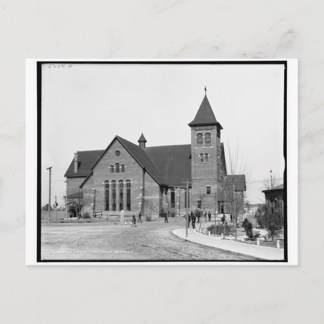Carte Postale La chapelle, Institut Tuskegee, Ala. c1906 (Devant)