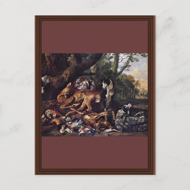 Carte Postale La Chasse Par Fyt Jan (Meilleure Qualité) (Devant)