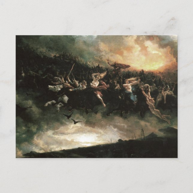 Carte Postale La Chasse sauvage (Devant)