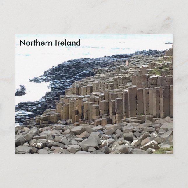 Carte Postale La chaussée du géant, Cie. Antrim, Irlande du (Devant)