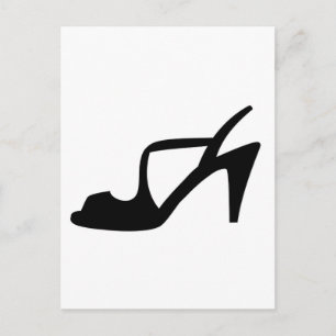 Carte Postale La chaussure de la femme