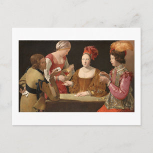 Carte Postale La Cheat avec l'As des Clubs, La Tour