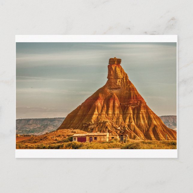 Carte Postale La cheminée de Fée - Désert des Bardenas (Devant)