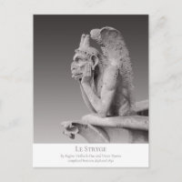 La Chimère Stryge de Notre-Dame de Paris Sculpture