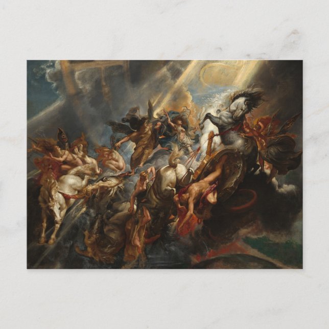 Carte Postale La chute de Phaeton par Peter Paul Rubens (1605) (Devant)