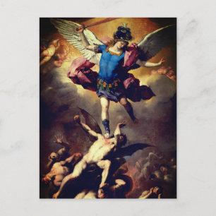 Carte Postale La chute des anges rebelles (Luca Giordano)