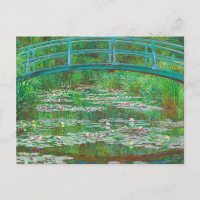 Carte Postale La Claude Monet de la passerelle japonaise (Devant)