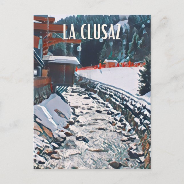 Carte Postale La Clusaz Station de ski  (Devant)