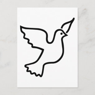 Carte Postale La colombe de la paix