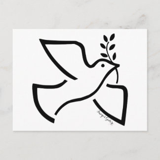 Carte Postale La colombe de la paix