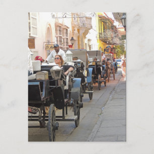 Carte Postale La Colombie - Carthagène en transport