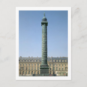Carte Postale La colonne Vendome, avec bas-reliefs enregistrant