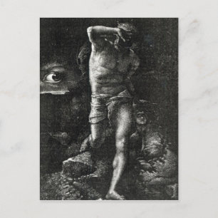 Carte Postale La conscience ou, la pluie oculaire