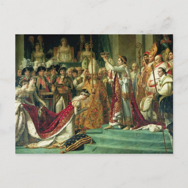 Carte Postale La consécration de l'empereur Napoléon (Devant)
