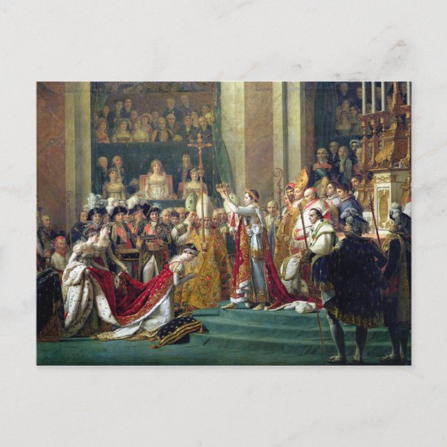 Carte Postale La consécration de Napoléon et celle de Joséphine (Devant)