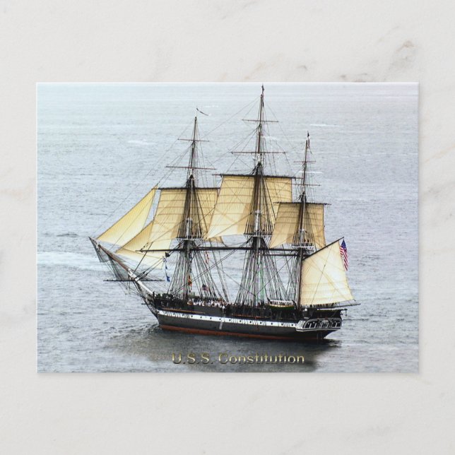 Carte Postale La Constitution américaine au masque complet (Devant)