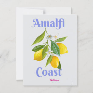 Carte Postale La côte d'Amalfi