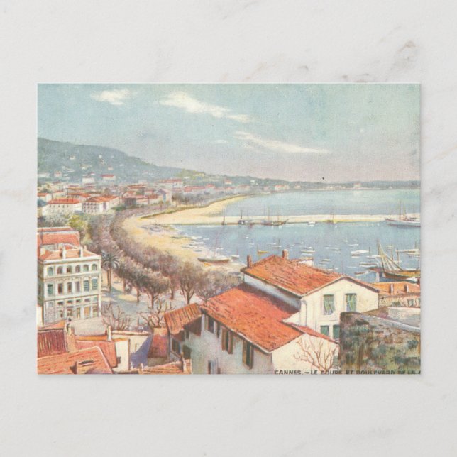 Carte Postale La Côte d'Azur (Devant)