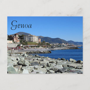Carte Postale La côte de Gênes