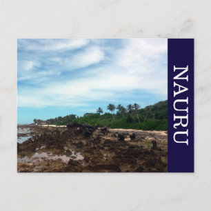 Carte Postale la côte de nauru