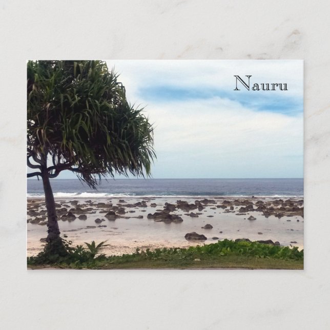 Carte Postale la côte de nauru (Devant)