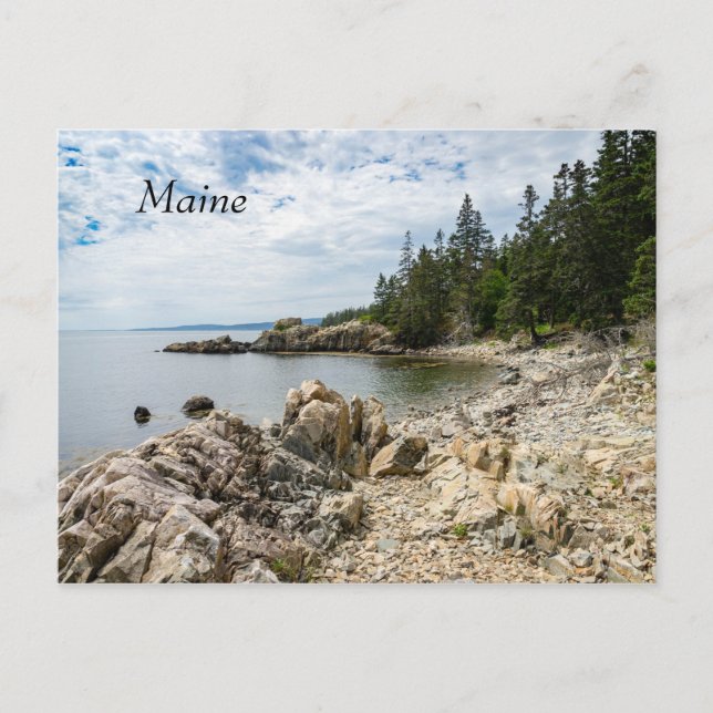 Carte Postale La côte du Maine (Devant)
