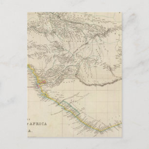 Carte Postale La côte ouest de l'Afrique