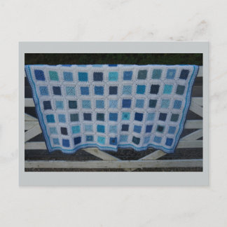 Carte Postale La couverture Crochet Blues