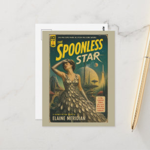 Carte Postale La couverture de livre de fantasy science-fiction