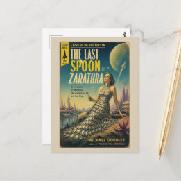 Carte Postale La couverture de livre de science-fiction The Last