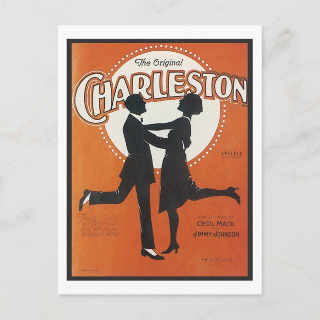 Carte Postale La couverture Vintage du livre de chansons Charles (Devant)
