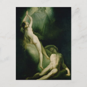 Carte Postale La création de Eve, 1791-93